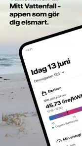 Mitt Vattenfall screenshot