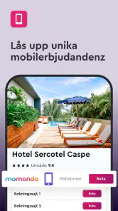 momondo Flyg, Hotell, Hyrbil screenshot