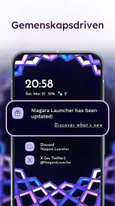 Niagara Launcher ‧ Startskärm screenshot