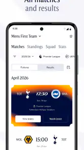 Official Spurs App screenshot