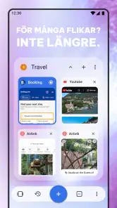 Opera webbläsare med VPN screenshot