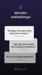 Opti – Ett bättre sparande screenshot