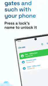 Parakey: Mobile access screenshot