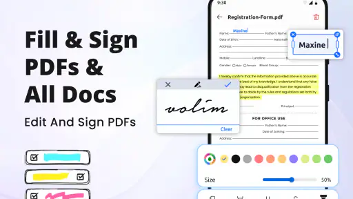 PDF-läsare, redigerare screenshot
