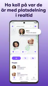 Platsdelning med Life360 screenshot