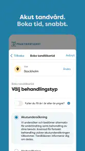 Praktikertjänst vård&tandvård screenshot