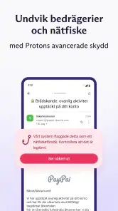 Proton Mail: Krypterad e-post screenshot