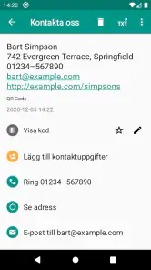 QR-skanner och streckkoder screenshot