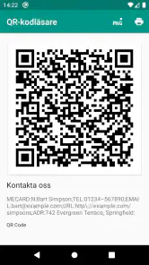 QR-skanner och streckkoder screenshot