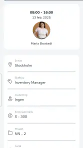 Quinyx Mobile screenshot