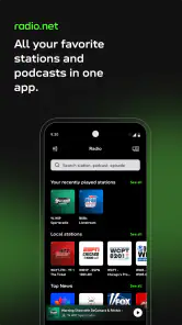 radio.se - radio och podcast screenshot