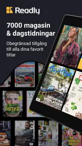 Readly Magasin & Dagstidningar screenshot