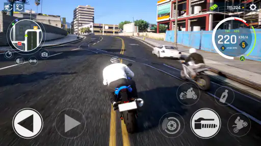 Real Moto Driving Racing World screenshot