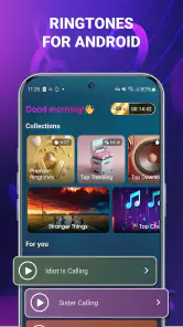 Ringsignaler android musik screenshot