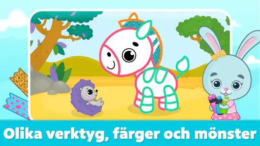 Ritspel för barn - målarbok screenshot