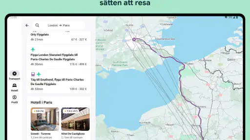 Rome2Rio Rese- & ruttplanerare screenshot