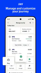 SAS – Scandinavian Airlines screenshot