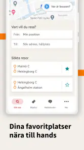Skånetrafiken screenshot