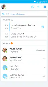 Skype for Business for Android screenshot