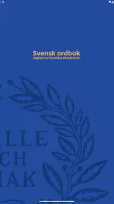 Svensk ordbok screenshot