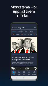 Svenska Dagbladet screenshot