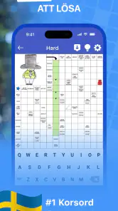 Svenska korsord från Kryss.se screenshot