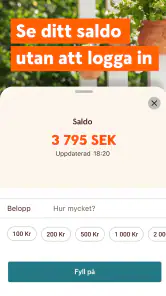 Swedbank privat screenshot