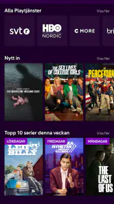 Telia Play screenshot