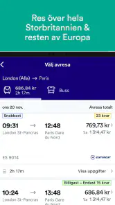 Trainline: Tågresor i Europa screenshot