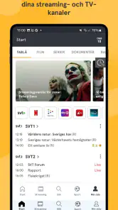 tv.nu - streaming & TV screenshot
