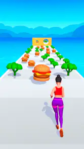 Twerk Race 3D-springspel lopp screenshot