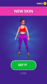 Twerk Race 3D-springspel lopp screenshot