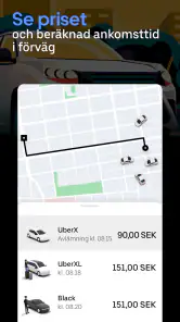Uber screenshot
