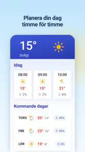 Väder & Radar med Regnradar screenshot