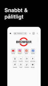 Webbläsare screenshot
