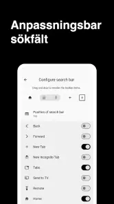 Webbläsare screenshot