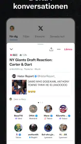 X (tidigare Twitter) screenshot