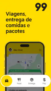 99: Corridas, Food, Pay screenshot