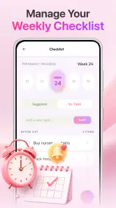 Baby & Pregnancy Tracker App screenshot