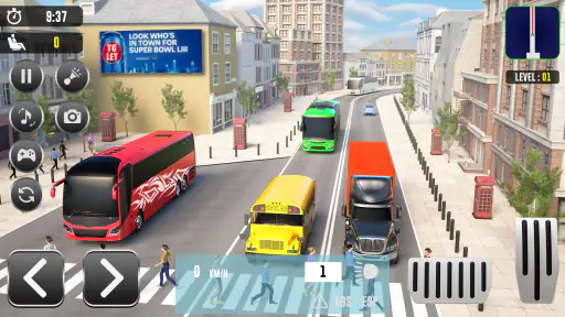 Bus Driving Simulator Bus game screenshot
