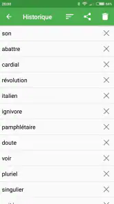 Dictionnaire Français screenshot