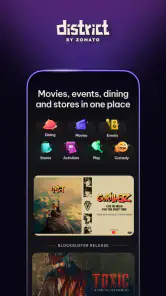 District: Movies Events Dining screenshot