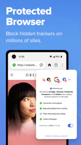 DuckDuckGo, optional Duck.ai screenshot