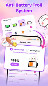 Emoji Battery Icon Customize screenshot