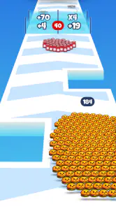 Food Run - Crowd Control Game screenshot