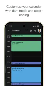Google 日历 screenshot