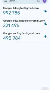 Google 身份验证器 screenshot