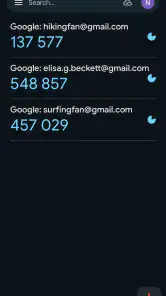 Google 身份验证器 screenshot