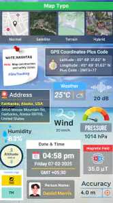 GPS Map Camera (GPS 地图 相机) screenshot