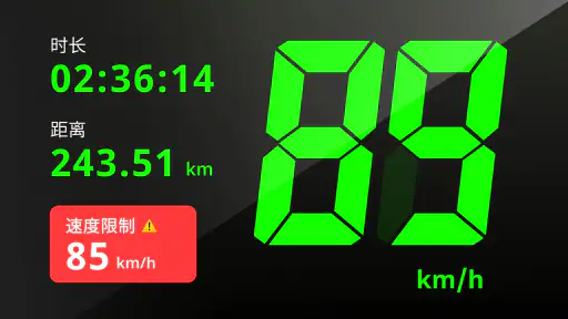 GPS 车速表 - 车速表、里程表、检测时速 screenshot